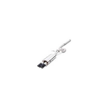 Echappement Catback en acier inoxydable 3 ″ avec embouts en carbone Ford Fiesta Mk7 ST180 1.6 Ecoboost 13-18