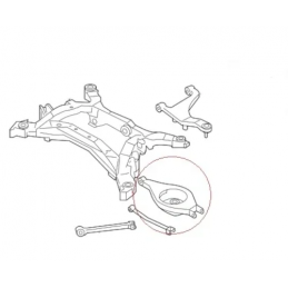 Silentblocs de bras de suspension de godet à ressort arrière Nissan 350Z (2002-2009)