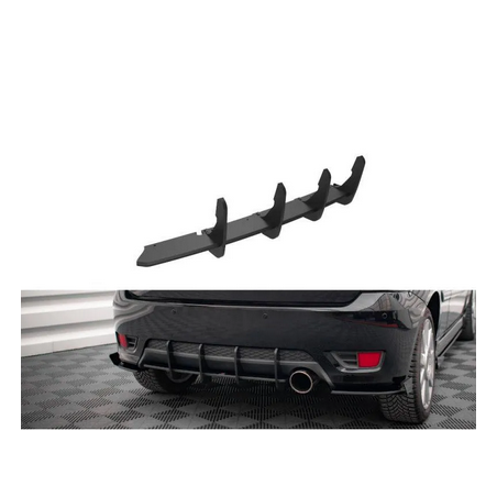 Street Pro Diffuseur Central Arriere Maxton - Ford Fiesta ST Mk6 Noir