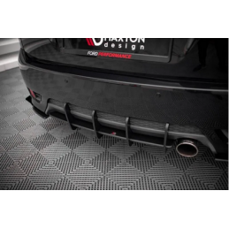 Street Pro Diffuseur Central Arriere Maxton - Ford Fiesta ST Mk6 Noir