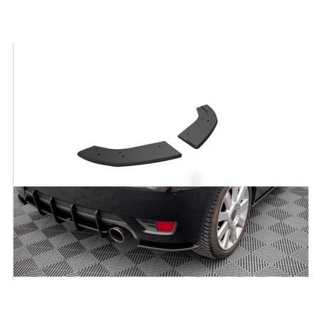 Street Pro Lame Du Pare Chocs Arriere Maxton - Ford Fiesta ST Mk6 Noir
