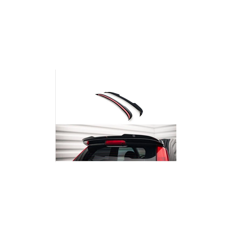 Spoiler Cap V.2 Maxton - Ford Fiesta ST Mk6 Noir Brillant