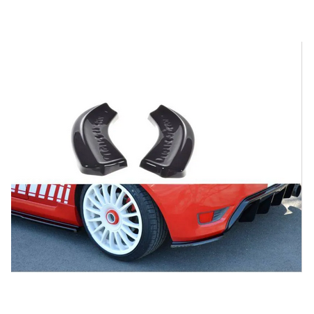 Lame Du Pare-Chocs Arriere Maxton - Ford Fiesta ST Mk6 Noir Brillant