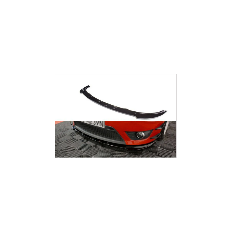 Lame Du Pare-Chocs Avant V.1 Maxton - Ford Fiesta ST Mk6 Noir Brillant