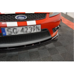 Lame Du Pare-Chocs Avant V.1 Maxton - Ford Fiesta ST Mk6 Noir Brillant