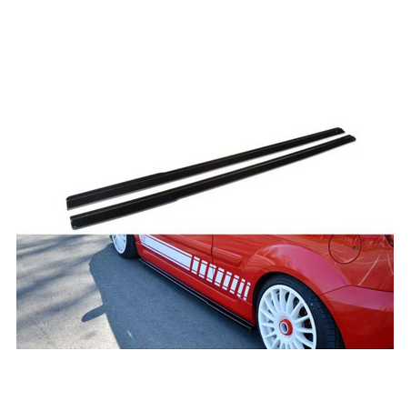 Rajouts Des Bas De Caisse Maxton - Ford Fiesta ST Mk6 Noir Brillant