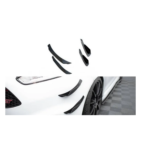 Ailes de pare-chocs avant (Canards) Maxton -Ford Fiesta 7 ST Facelift
