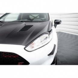 Paupieres De Phares V.2 Maxton - Ford Fiesta ST / ST-Line / Standard Mk7 FL Noir Brillant