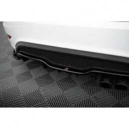 Rajout Du Pare-Chocs Arriere Maxton - Ford Fiesta ST Mk7 FL Noir Brillant
