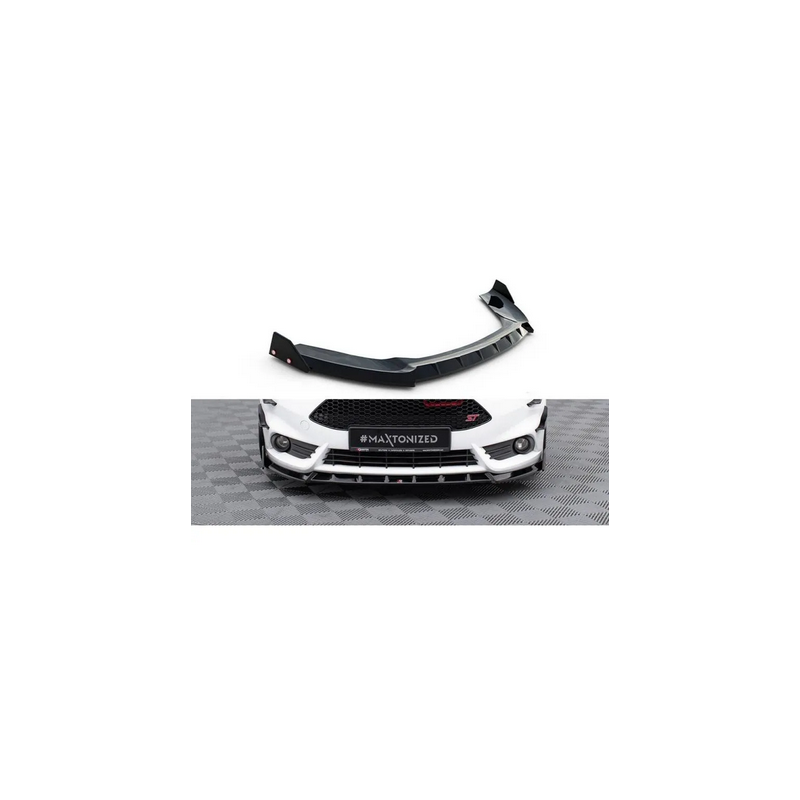 Lame Du Pare-Chocs Avant V.6 + Flaps Maxton - Ford Fiesta ST Mk7 Facelift