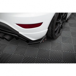 Lames De Pare-Chocs Arrière Latérales V.3 + Flaps Maxton - Ford Fiesta ST Mk7 Facelift