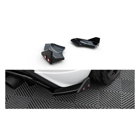 Lames De Pare-Chocs Arrière Latérales V.3 + Flaps Maxton - Ford Fiesta ST Mk7 Facelift