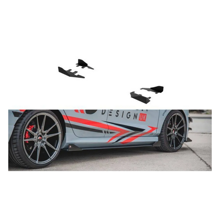 Side Flaps Maxton - Ford Fiesta Mk8 ST / ST-Line Rabats Brillant