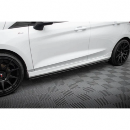 Sport Lame De Bas De Caisse V.2 Maxton - Ford Fiesta Mk8 ST / ST-Line Noir Brillant