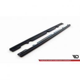 Lame De Bas De Caisse V.1 Maxton - Ford Fiesta Mk8 ST / ST-Line Noir Brillant