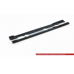Rajouts Des Bas De Caisse V.3 Maxton - Ford Fiesta Mk8 ST / ST-Line Noir Brillant