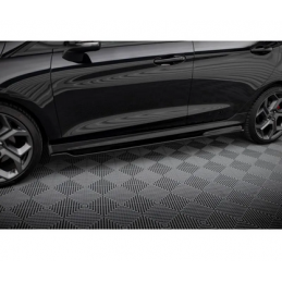 Rajouts Des Bas De Caisse V.3 Maxton - Ford Fiesta Mk8 ST / ST-Line Noir Brillant
