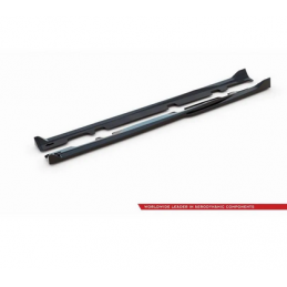 Rajouts Des Bas De Caisse V.4 Maxton - Ford Fiesta Mk8 ST / ST-Line Noir Brillant