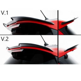 Spoiler Cap V.2 Maxton - Ford Fiesta Mk8 ST / ST-Line Noir Brillant