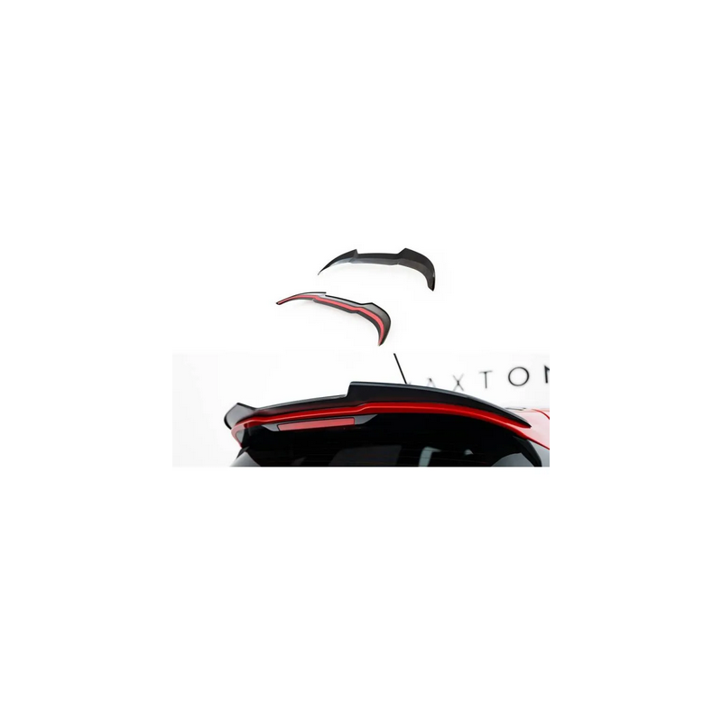 Spoiler Cap V.2 Maxton - Ford Fiesta Mk8 ST / ST-Line Noir Brillant