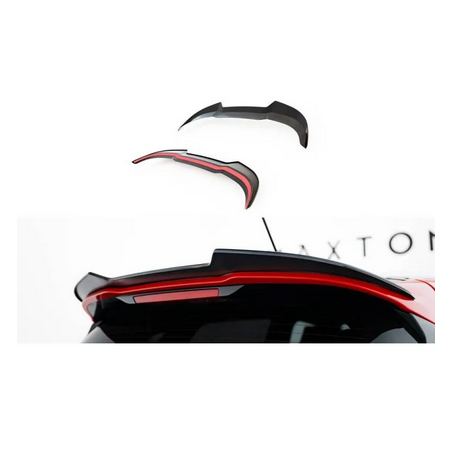 Spoiler Cap V.2 Maxton - Ford Fiesta Mk8 ST / ST-Line Noir Brillant