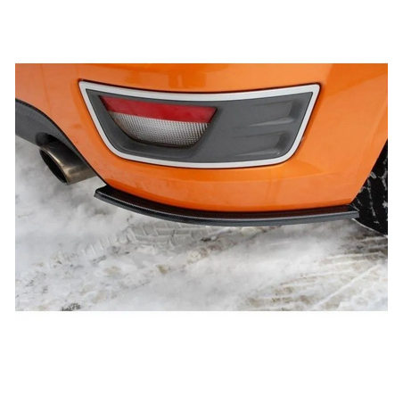 Lame Du Pare-Chocs Arriere Maxton - Ford Focus ST Mk2 Noir Brillan