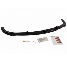 Lame Du Pare-Chocs Avant V.1 Maxton - Ford Focus ST Mk2 Noir Brillant