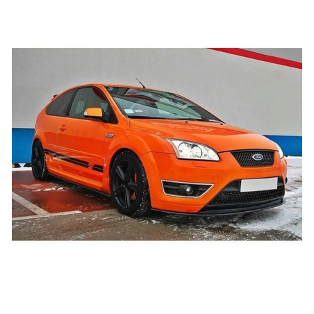Lame Du Pare-Chocs Avant V.2 Maxton - Ford Focus ST Mk2 Noir Brillant