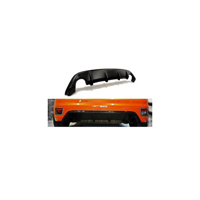 Rajout Du Pare-Chocs Arriere Maxton - Ford Focus ST Mk2 Noir Brillant