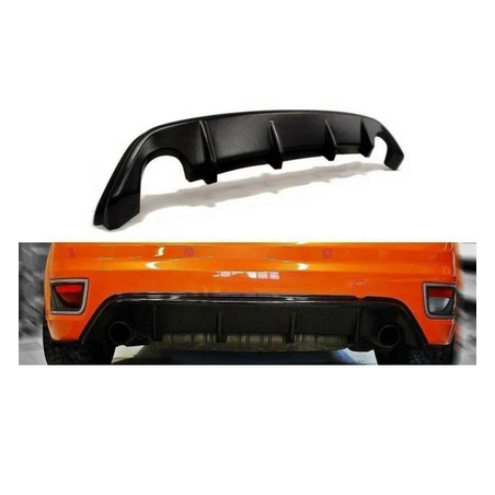 Rajout Du Pare-Chocs Arriere Maxton - Ford Focus ST Mk2 Noir Brillant