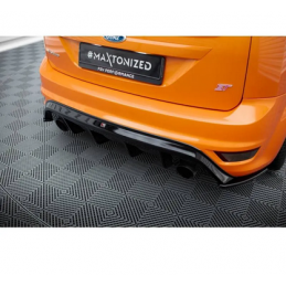 Rajout Du Pare-Chocs Arriere Maxton - Ford Focus ST Mk2 phase 2 Noir Brillant Rajout Du Pare-Chocs Arriere Maxton - Ford Focus ST Mk2 phase 2 Noir Brillant