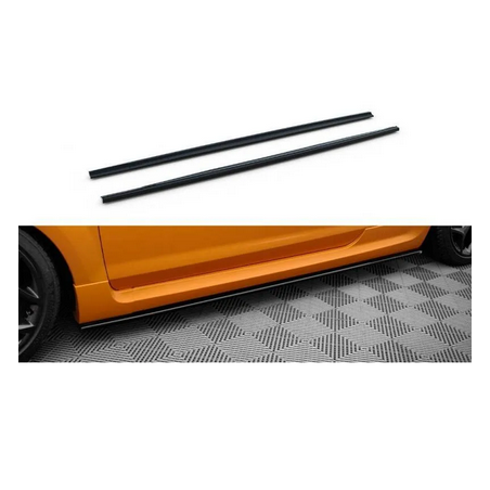 Rajouts Des Bas De Caisse Maxton -  Ford Focus ST Mk2 phase 2 Noir Brillant