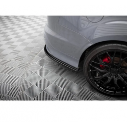 Lame Du Pare-Chocs Arriere Maxton - Ford Focus ST Mk3 Estate Noir Brillant