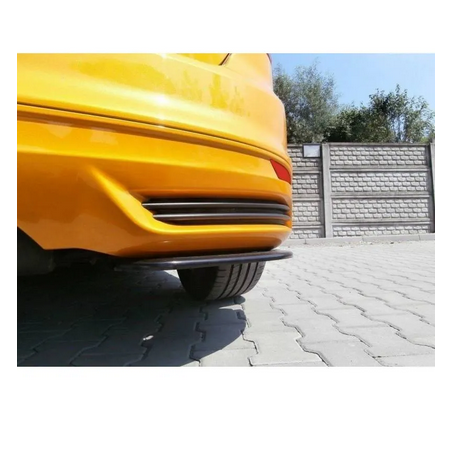 Lame Du Pare-Chocs Arriere Maxton - Ford Focus ST Mk3 Hatchback Noir Brillant