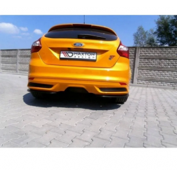 Lame Du Pare-Chocs Arriere Maxton - Ford Focus ST Mk3 Hatchback Noir Brillant Lame Du Pare-Chocs Arriere Maxton - Ford Focus ST Mk3 Hatchback Noir Brillant