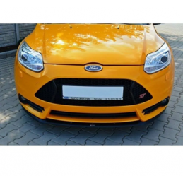 Lame Pare-Chocs Avant Maxton - Ford Focus ST Mk3 (Cupra) Noir Brillant