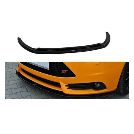 Lame Pare-Chocs Avant V.2 Maxton - Ford Focus ST Mk3 Noir Brillant