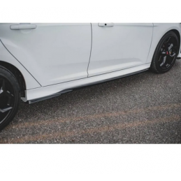 Rajouts Des Bas De Caisse V.2 Maxton - Ford Focus ST Mk3 Noir Brillant