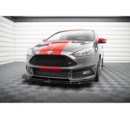 Hybrid Lame Du Pare-Chocs Avant V.1 Maxton - Ford Focus ST Mk3 phase 2