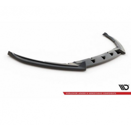 Lame Du Pare-Chocs Avant V.4 Maxton - Ford Focus ST Mk3 phase 2 Noir Brillant