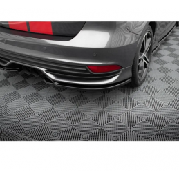 Lames Pare-Chocs Arrière Latérales V.2 Maxton - Ford Focus ST Mk3 phase 2 Noir Brillant