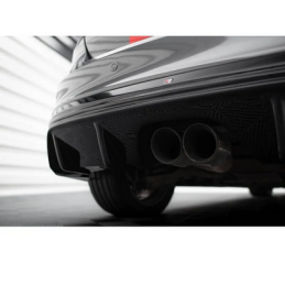 Rajout Pare-Chocs Arriere Maxton - Ford Focus ST Mk3 phase 2 (RS-Look) Noir Brillant