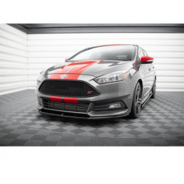 Lame Pare-Chocs Avant Maxton - Ford Focus ST Mk3 phase 2 (Cupra) Noir Brillant Lame Pare-Chocs Avant Maxton - Ford Focus ST Mk3 phase 2 (Cupra) Noir Brillant