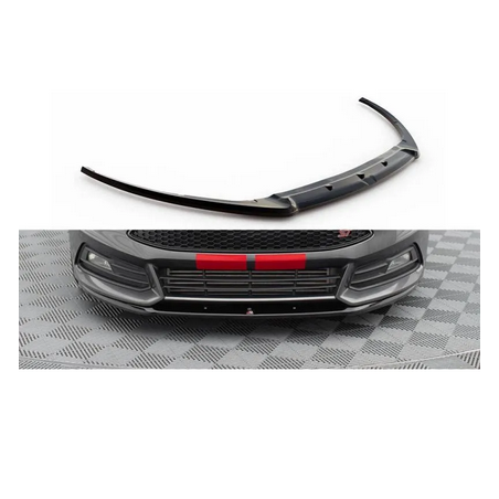Lame Pare-Chocs Avant Maxton - Ford Focus ST Mk3 phase 2 (Cupra) Noir Brillant