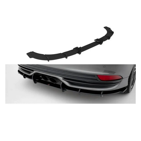 Street Pro Central Diffuseur Arriere Maxton - Ford Focus ST Mk3 phase 2 Noir