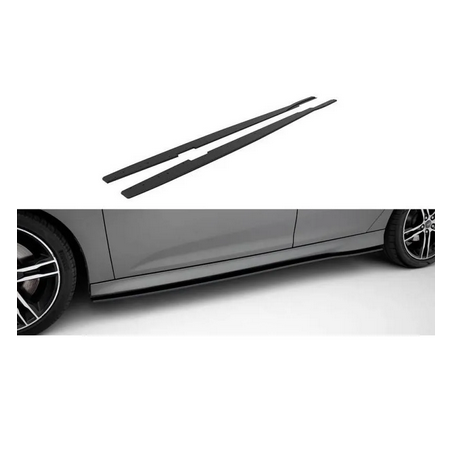 Street Pro Rajouts Des Bas De Caisse Maxton - Ford Focus ST Mk3 phase 2 Noir