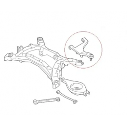 Silentblocs de bras de suspension supérieur arrière Nissan 350Z (2002-2009)