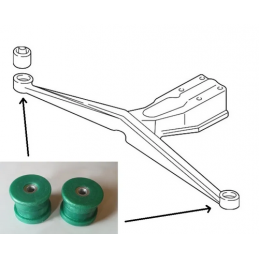 Silentblocs de stabilisateur de berceau de différentiel de sous-châssis arrière Subaru Impreza WRX Sti Turbo 2000 (1992-2000)