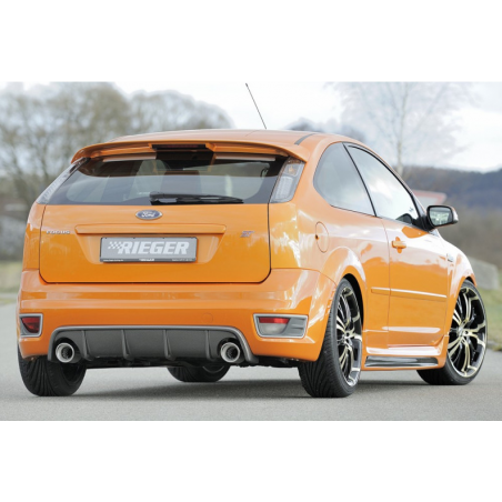 Diffuseur de pare-chocs arrière "Carbon look" "Rieger Tuning" FORD FOCUS 2 phase 1