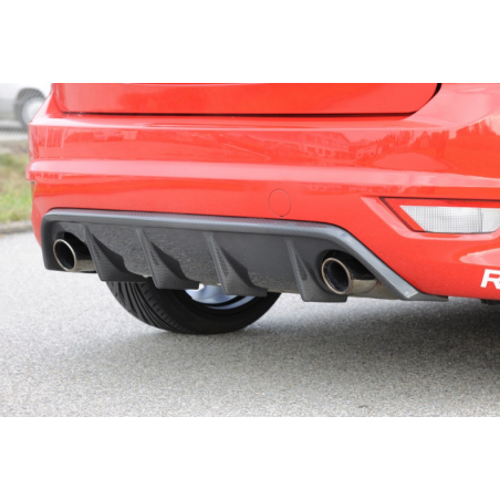 Ajout de pare-chocs arrière "Carbon look" "Rieger Tuning" FORD FOCUS 2 phase 2